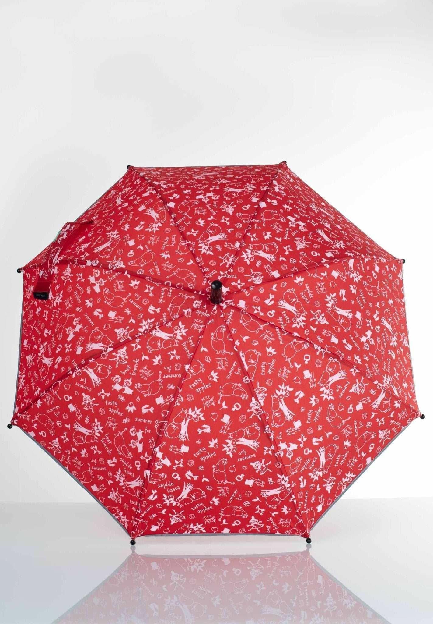 Mumitroldene paraply 74cm til børn Rød - Dsignhouse