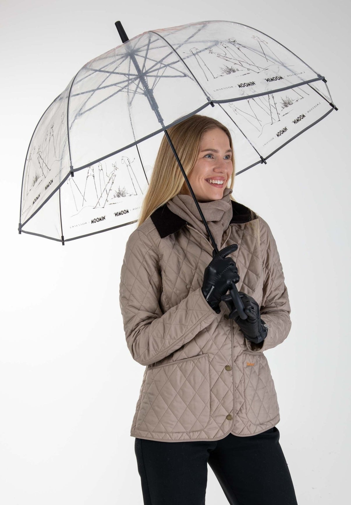 Mumitroldene paraply 98cm retro kuppelformet - Dsignhouse