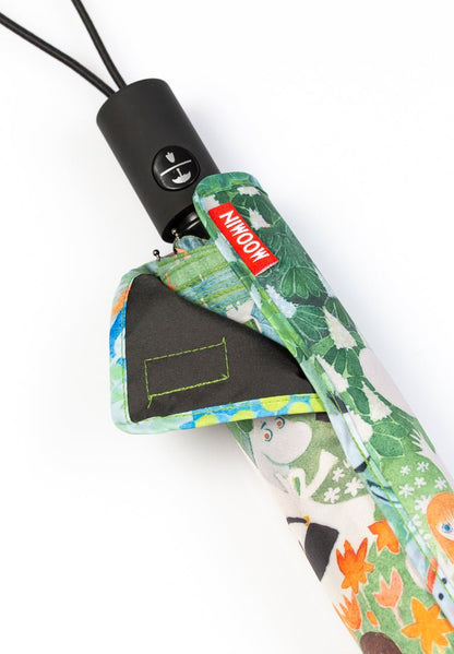 Mumitroldene paraply Farlig rejse design grøn flerfarvet - Dsignhouse