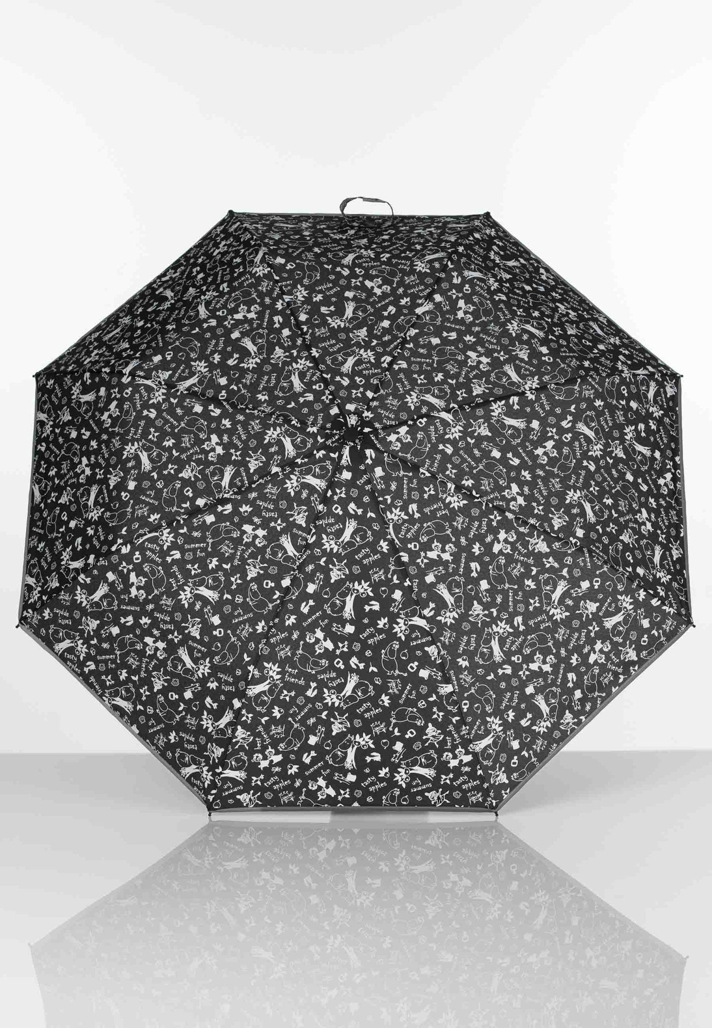 Mumitroldene paraply, RPET Sort - Dsignhouse