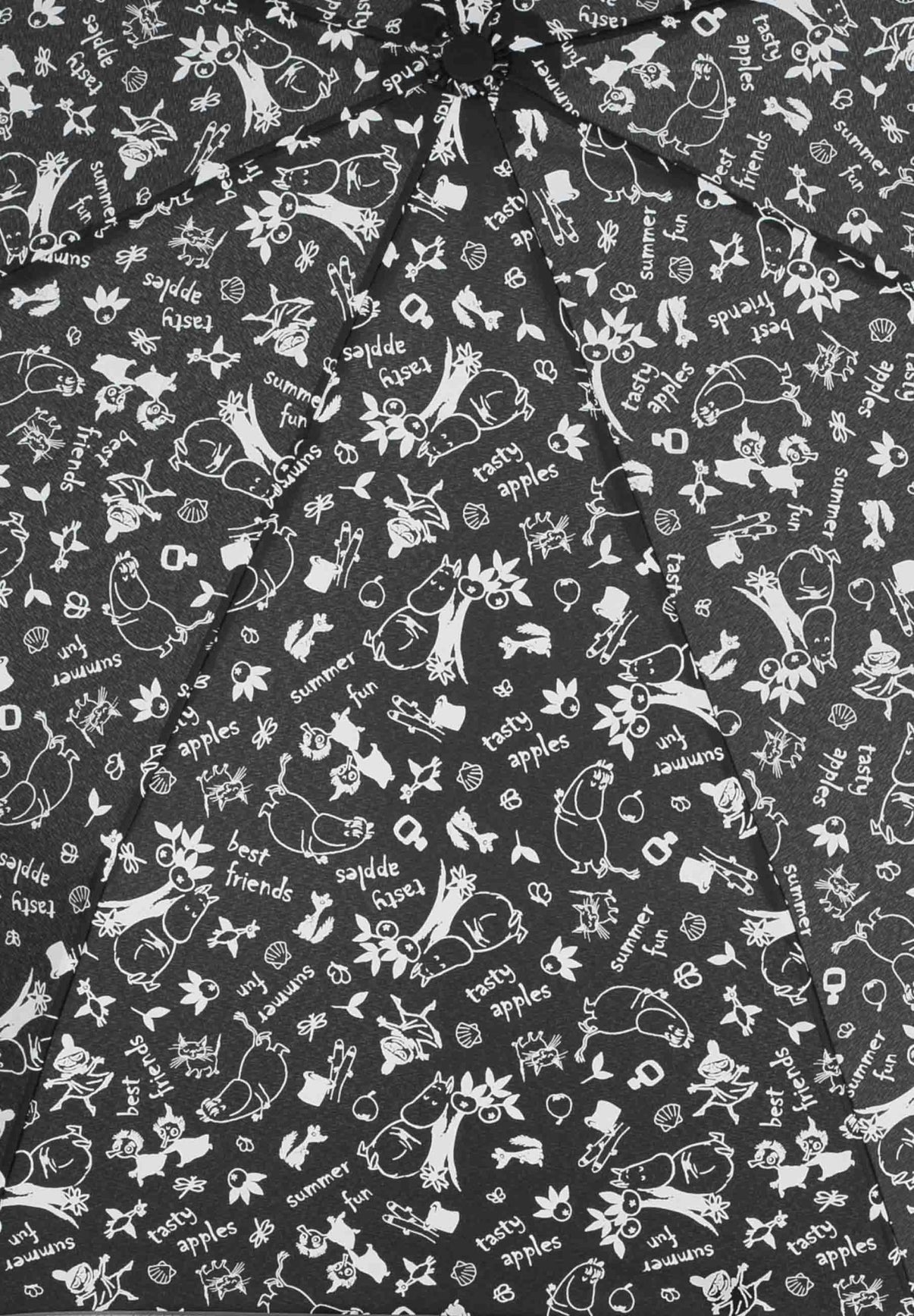 Mumitroldene paraply, RPET Sort - Dsignhouse