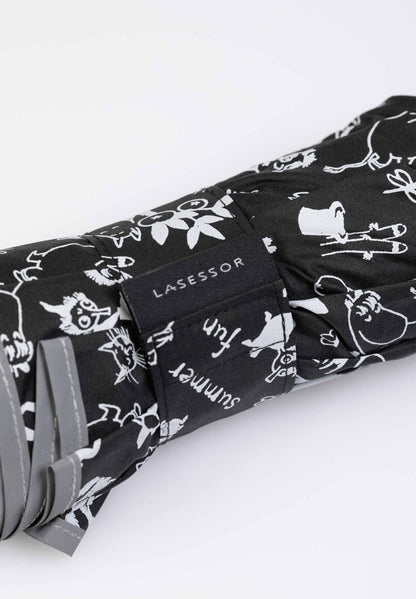 Mumitroldene paraply, RPET Sort - Dsignhouse