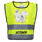 Mumitroldene refleksvest2 med lynlås L-XL - L-XL / > 170cm - >170 cm - Dsignhouse