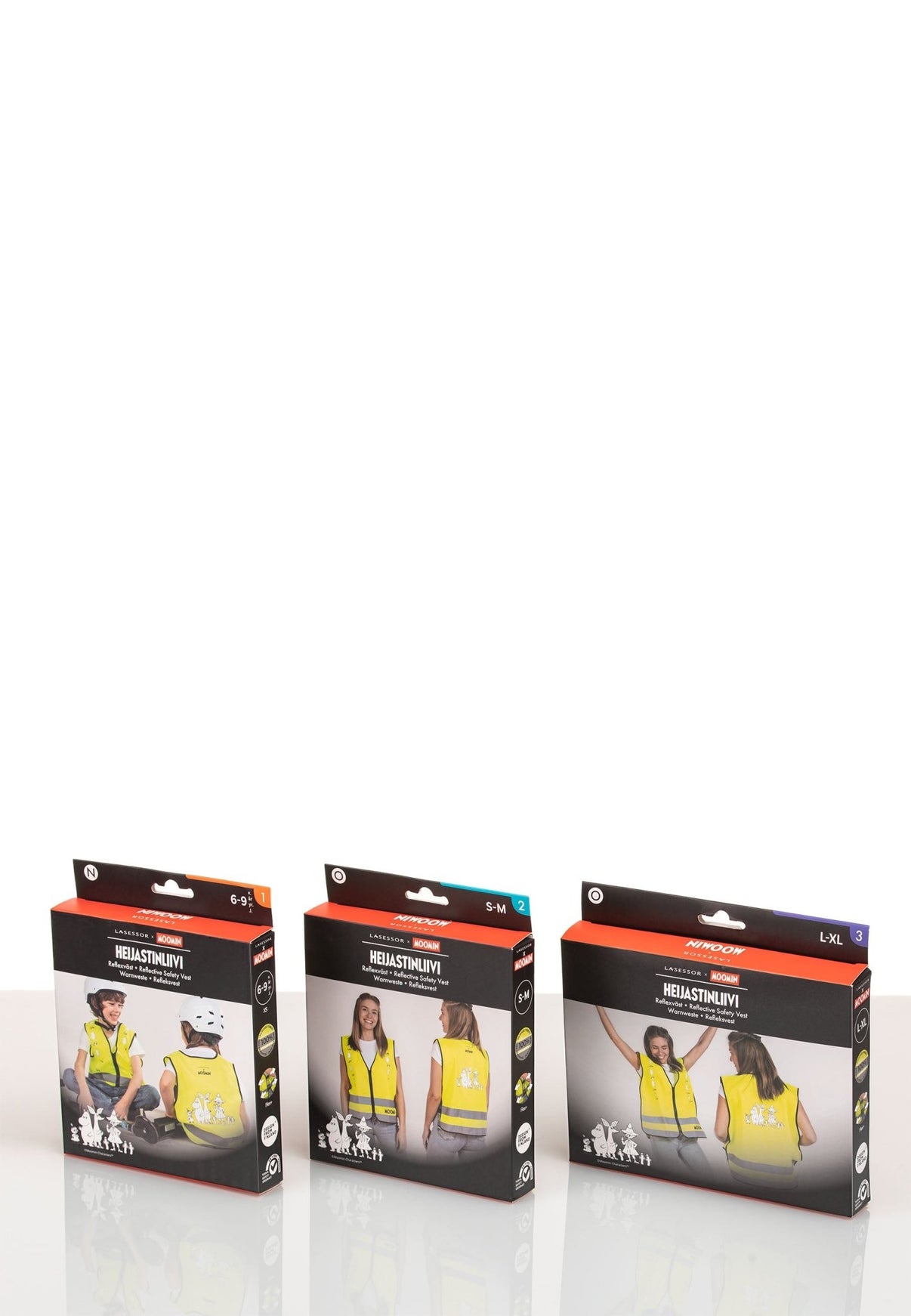 Mumitroldene refleksvest2 med lynlås L-XL - L-XL / > 170cm - >170 cm - Dsignhouse