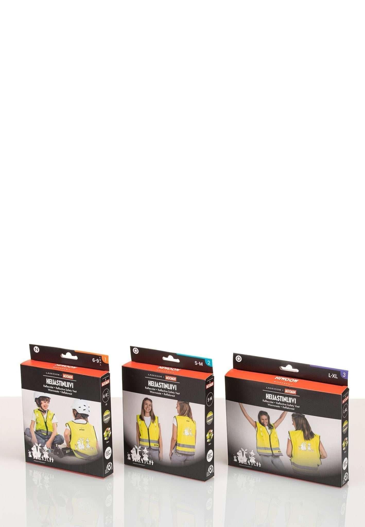 Mumitroldene refleksvest2 med lynlås L-XL - L-XL / > 170cm - >170 cm - Dsignhouse
