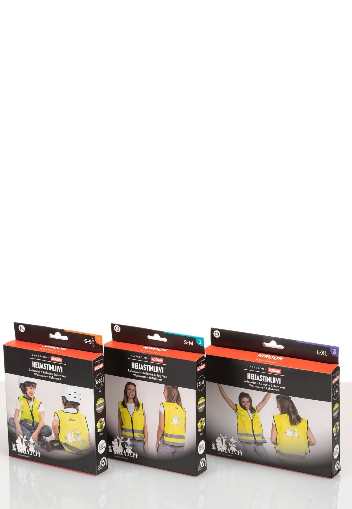 Mumitroldene refleksvest2 med lynlås L-XL - L-XL / > 170cm - >170 cm - Dsignhouse