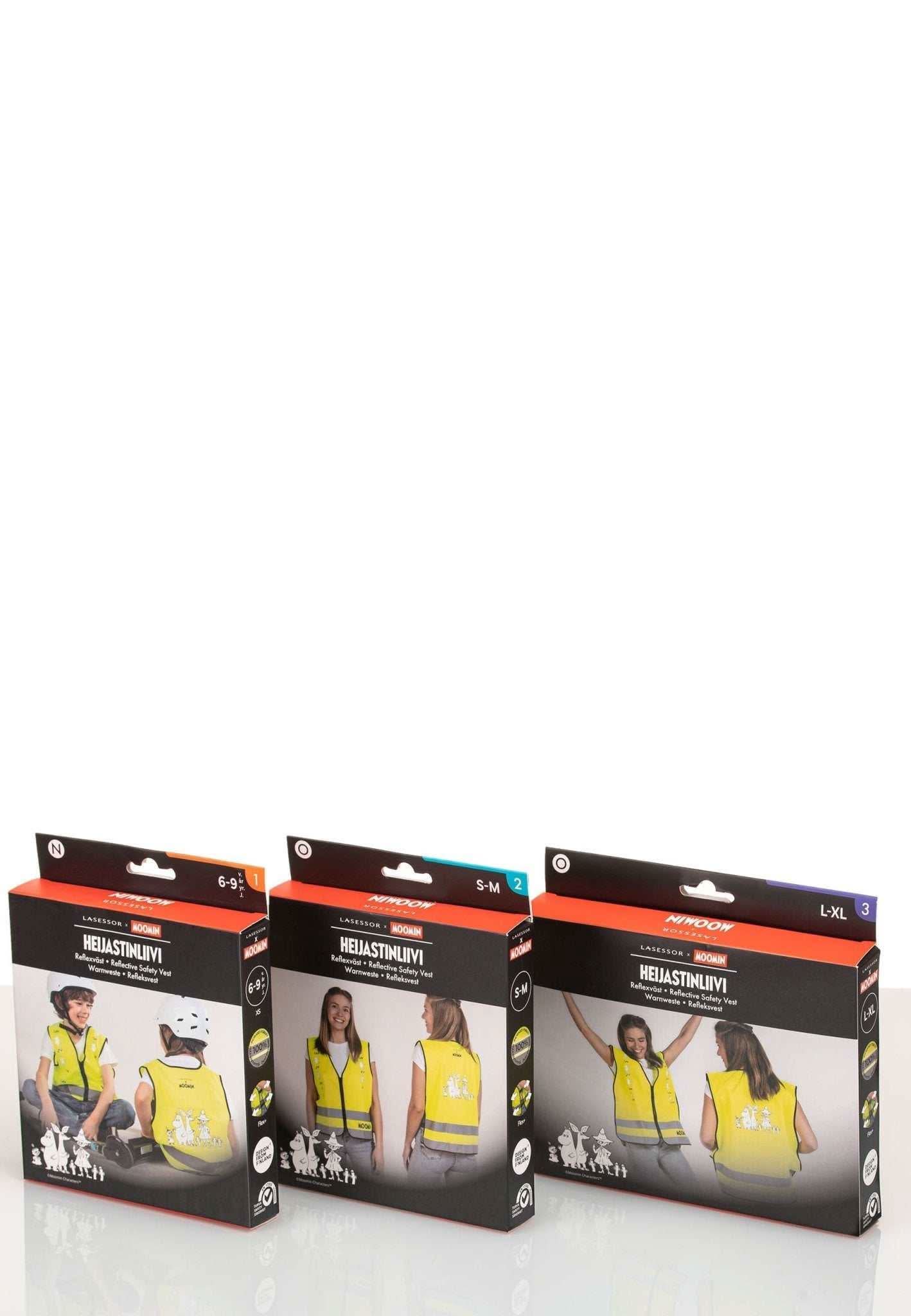 Mumitroldene refleksvest2 med lynlås L-XL - L-XL / > 170cm - >170 cm - Dsignhouse