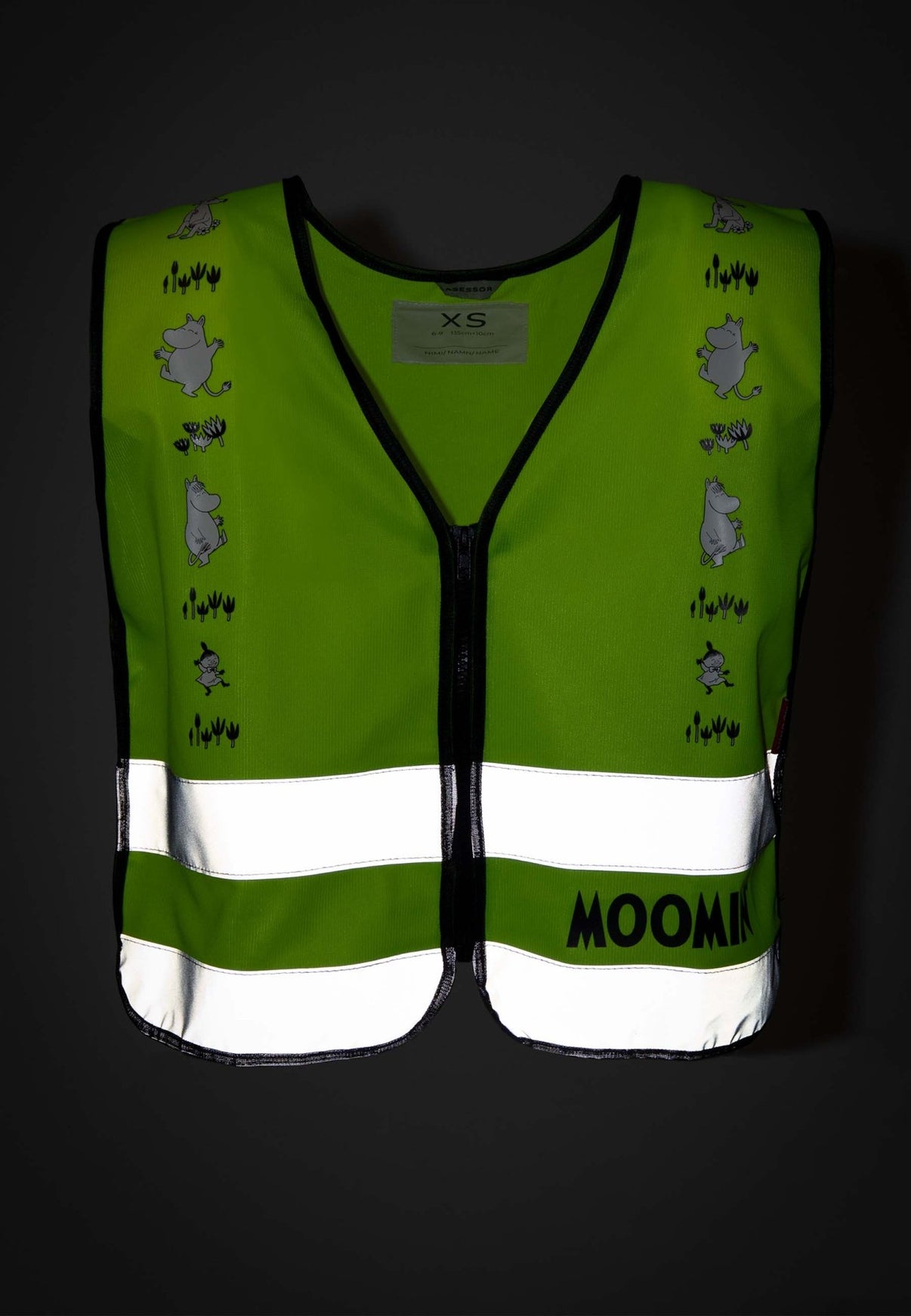 Mumitroldene refleksvest2 med lynlås L-XL - L-XL / > 170cm - >170 cm - Dsignhouse