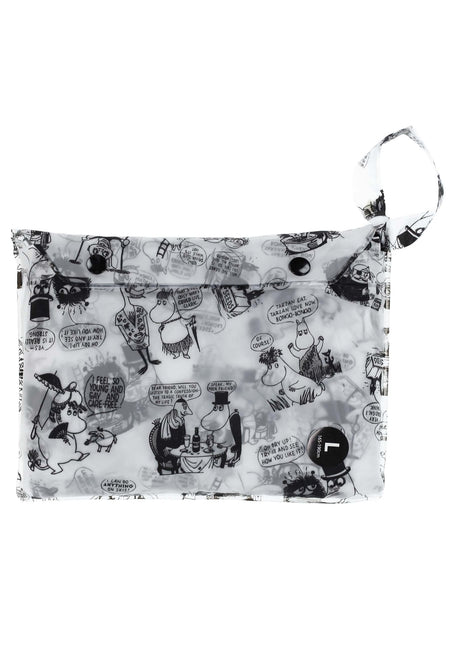 Mumitroldene regnslag Hvid, M - Dsignhouse