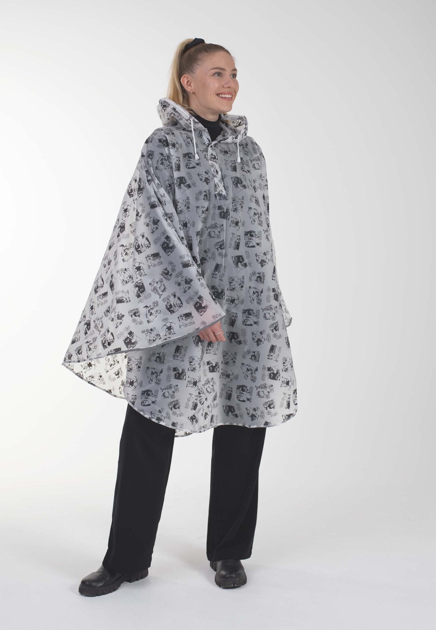 Mumitroldene regnslag Hvid, S - Dsignhouse