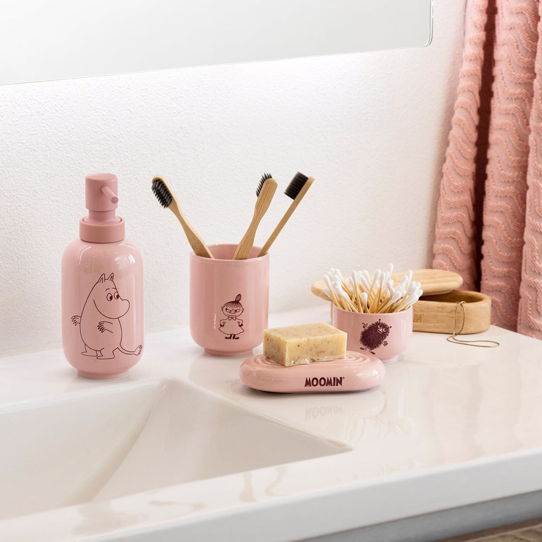 Mumitroldene sæbedispenser 350ml. Powder rose - A-grade porcelÊn/keramik - Dsignhouse