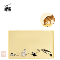 Mumitroldene silikoneunderlag 48 x 30 cm - gul - Dsignhouse