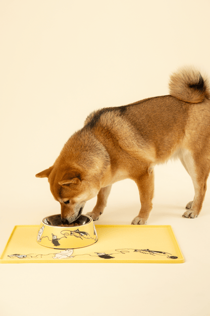 Mumitroldene silikoneunderlag 48 x 30 cm - gul - Dsignhouse