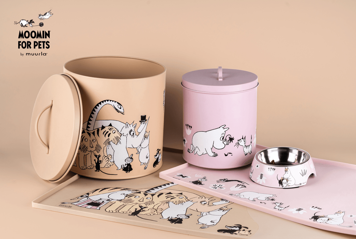 Mumitroldene silikoneunderlag 48 x 30 cm - gul - Dsignhouse