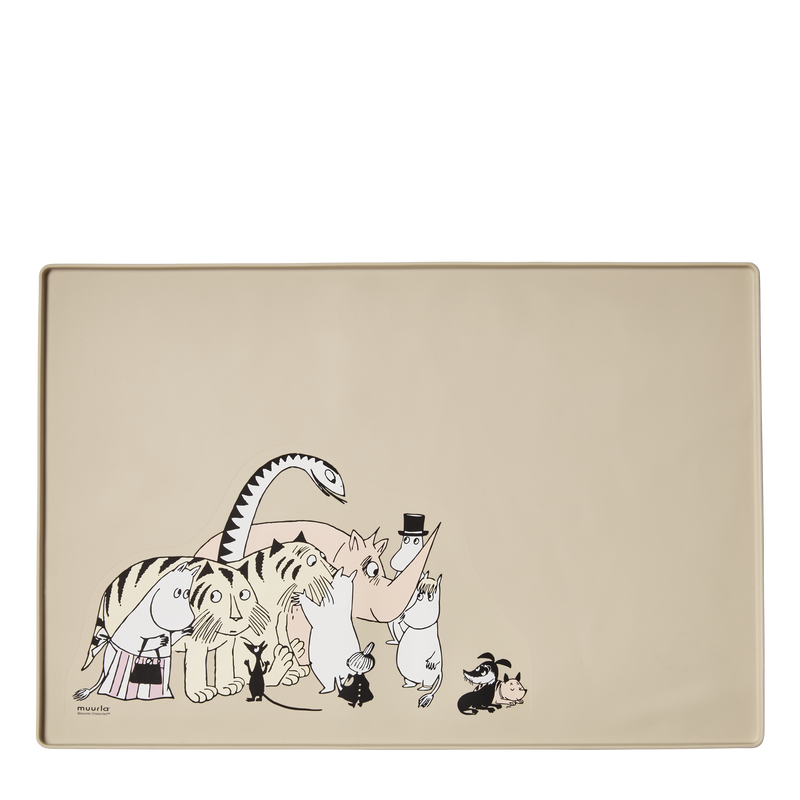 Mumitroldene silikoneunderlag 60 x 40 cm - beige - Dsignhouse