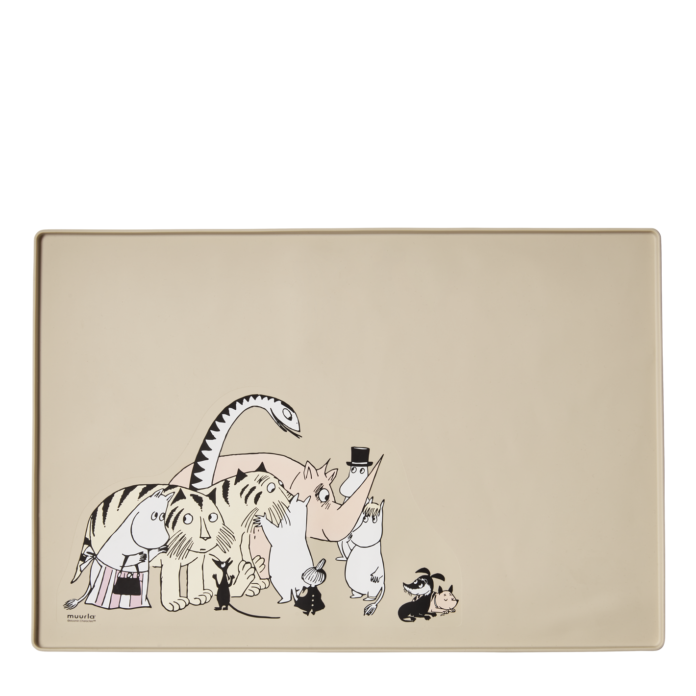 Mumitroldene silikoneunderlag 60 x 40 cm - beige - Dsignhouse