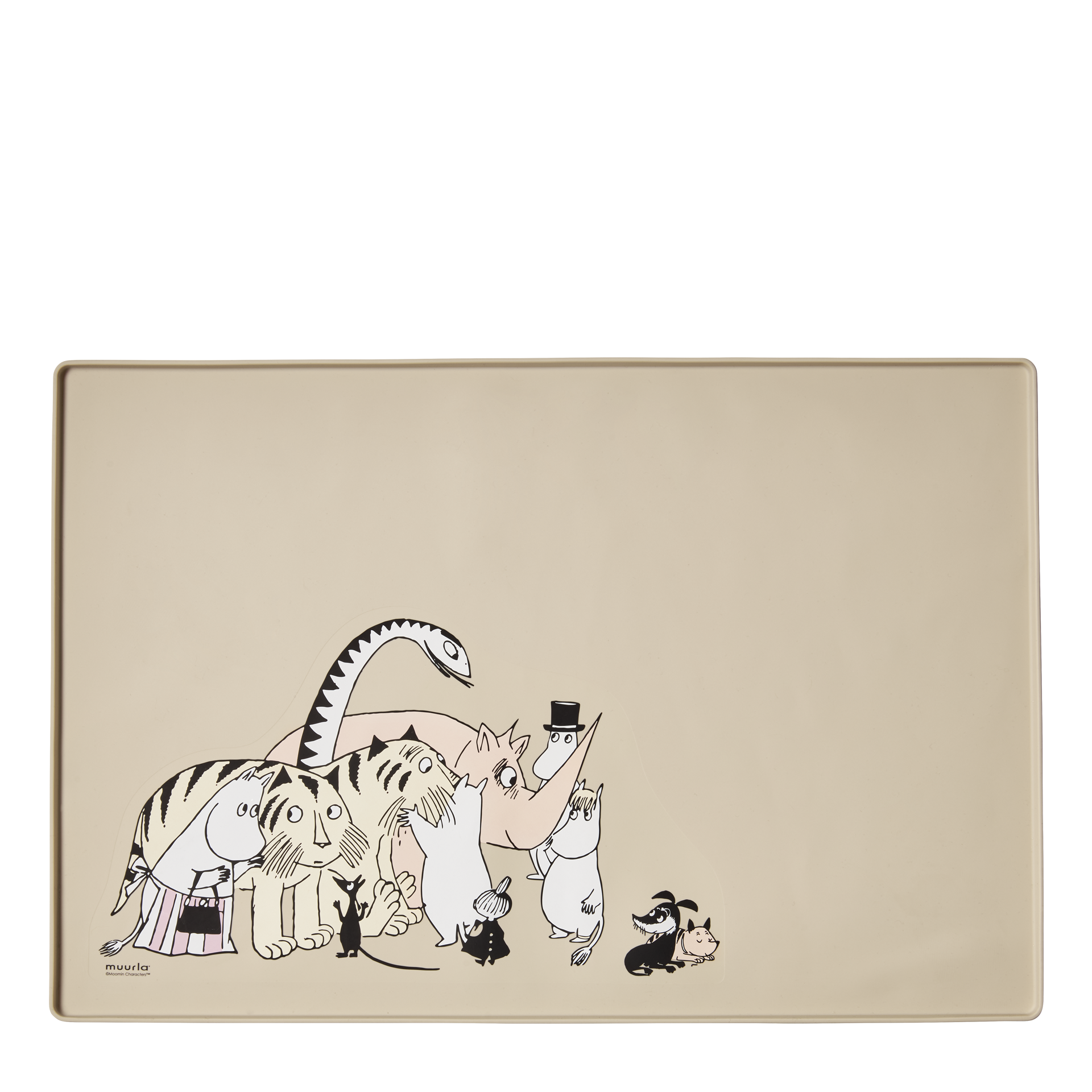 Mumitroldene silikoneunderlag 60 x 40 cm - beige - Dsignhouse