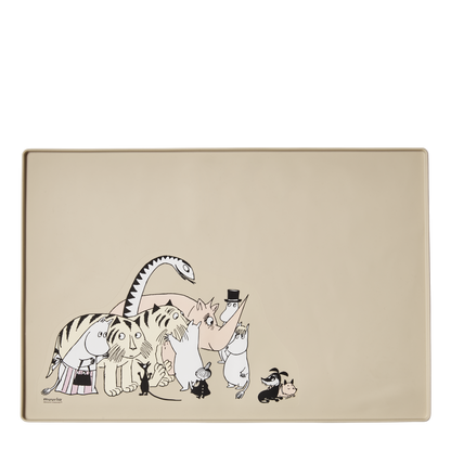 Mumitroldene silikoneunderlag 60 x 40 cm - beige - Dsignhouse