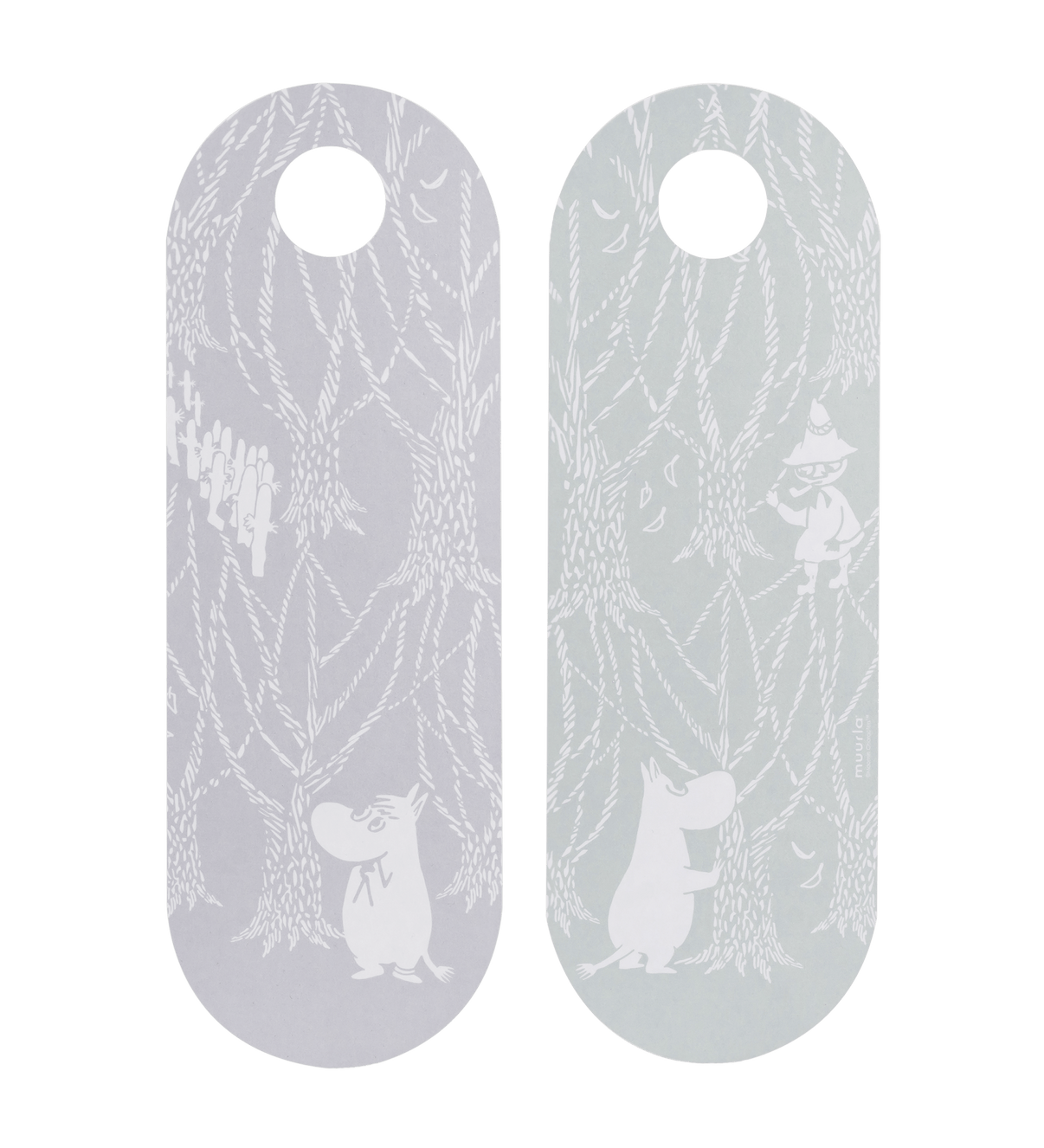 Mumitroldene skære- & serveringsbræt 15 x 44 cm - nyt design - Dsignhouse