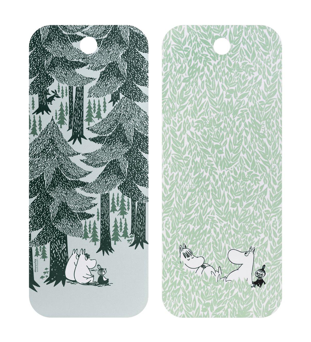 Mumitroldene skære- & serveringsbræt 18 x 44 cm - I skovens dyb - Dsignhouse