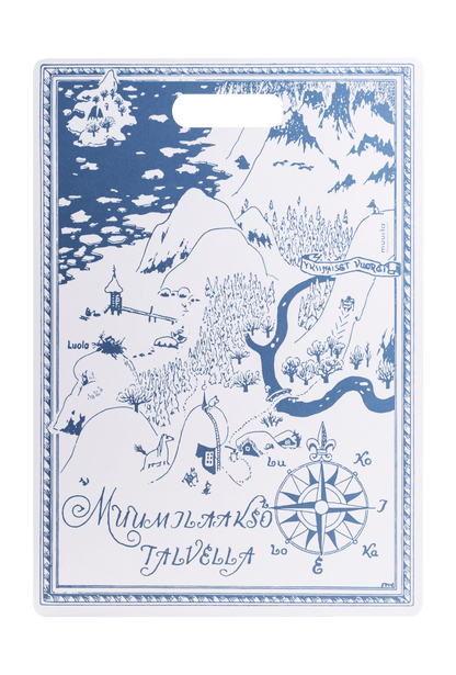 Mumitroldene skære- & serveringsbræt 30 x 43 cm - Kortet - Dsignhouse