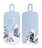 Mumitroldene skærebræt 13 x 33 cm - Snowy Valley - Dsignhouse