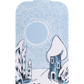 Mumitroldene skærebræt 13 x 33 cm - Snowy Valley - Dsignhouse