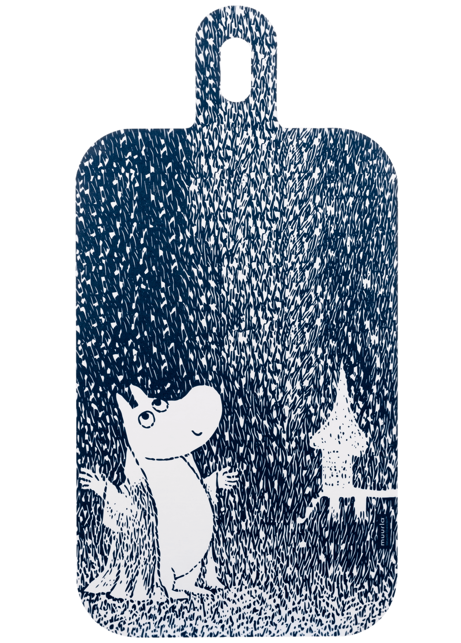 Mumitroldene skærebræt 23 x 44 cm - Celebration - Dsignhouse