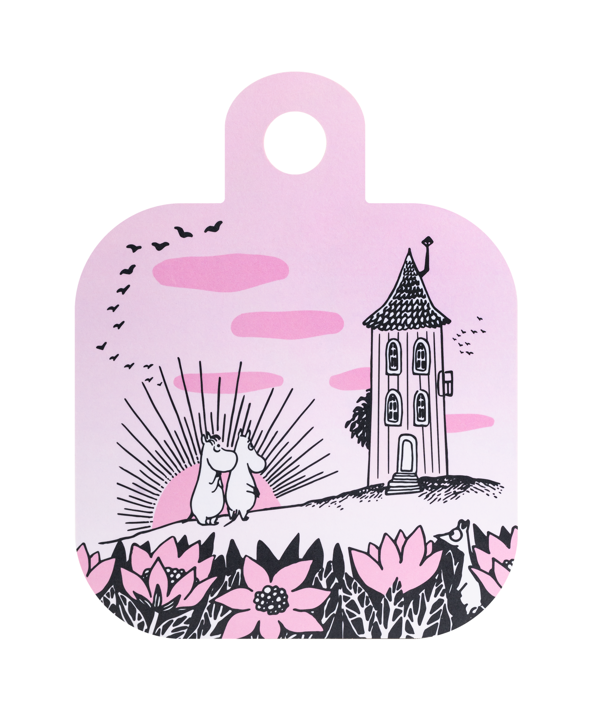 Mumitroldene skærebræt 25 x 32 cm - Venskab - Dsignhouse