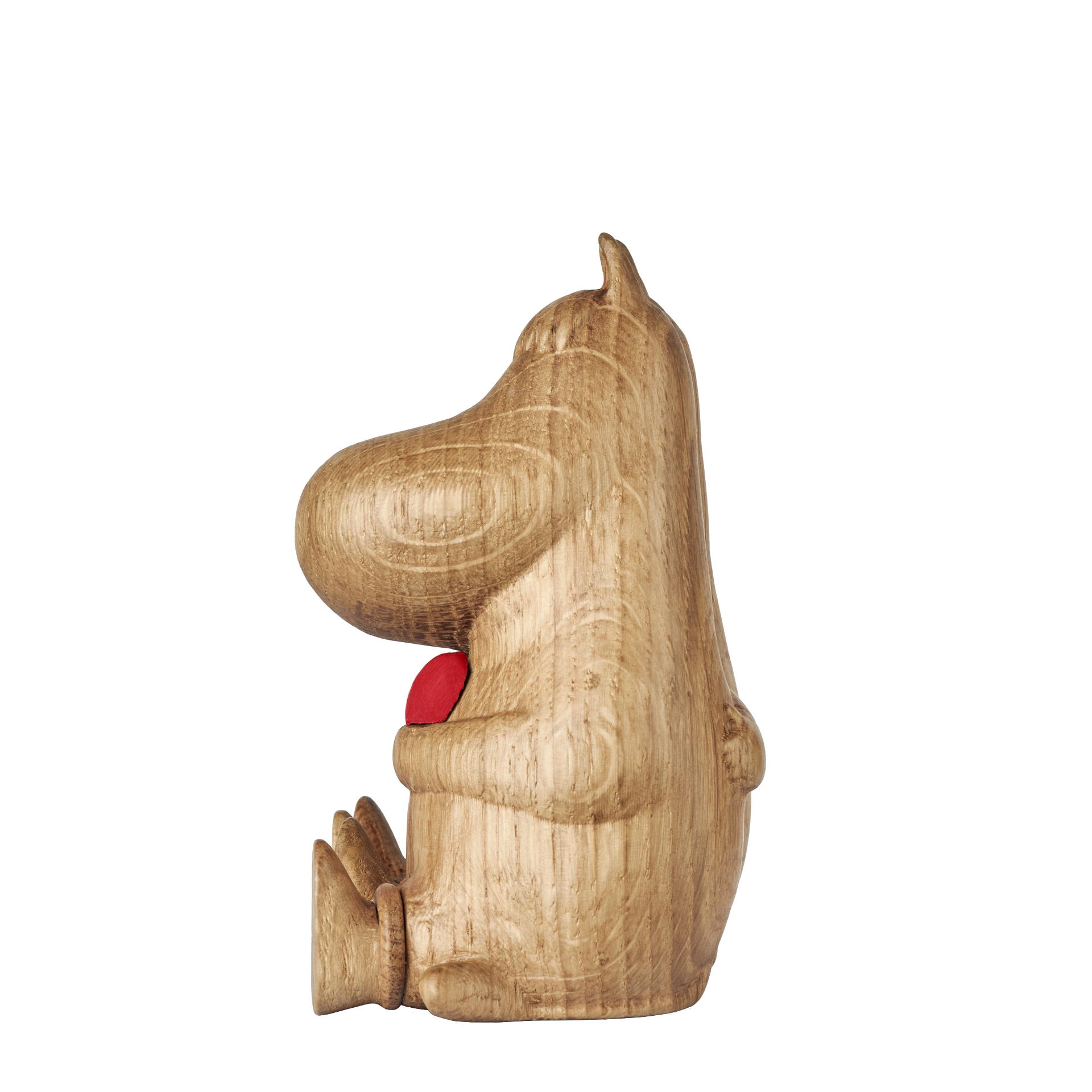 Mumitroldene træfigur egetræ/red heart HUG - Dsignhouse