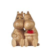 Mumitroldene træfigur egetræ/red heart HUG - Dsignhouse