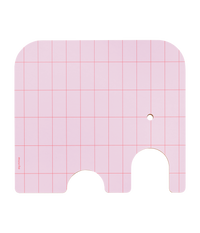 Muurla skærebræt, Elefant, birk/rosa, Medium - Dsignhouse