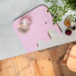 Muurla skærebræt, Elefant, birk/rosa, Medium - Dsignhouse