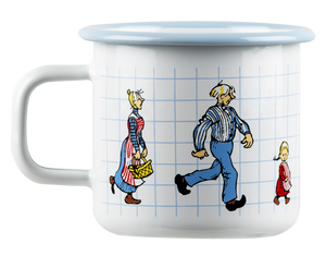 Emil from Lønneberg enamel mug 3.7 dl - The Katthult Folks