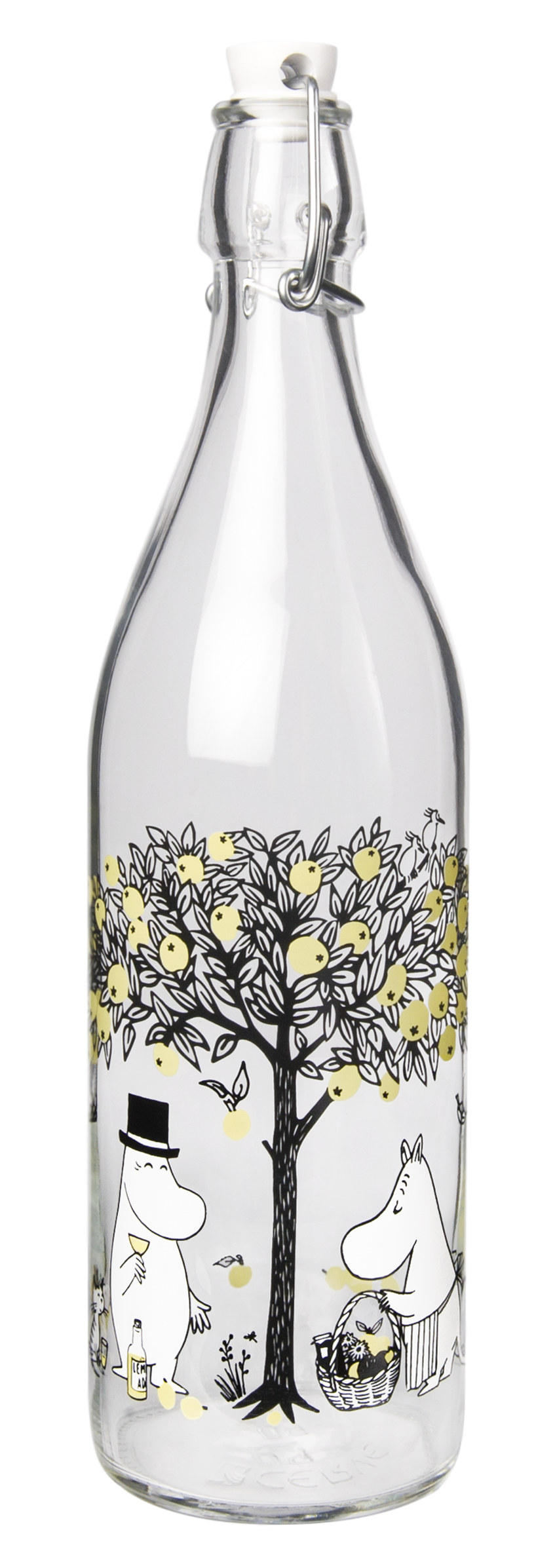 Mumitroldene glasflaske 1L Apples