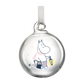 Moomin Christmas bauble Let it Snow Ø5cm set of 4