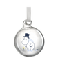 Moomin Christmas bauble Let it Snow Ø5cm set of 4