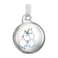 Moomin Christmas bauble Let it Snow Ø5cm set of 4