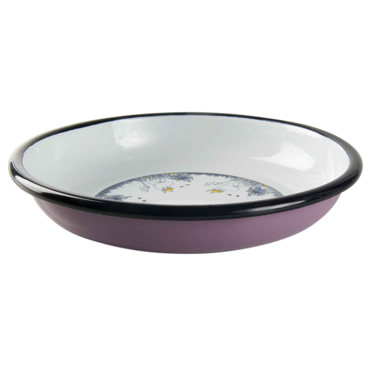 Mumitroldene emaljetallerken 18 cm - Snorkfrøken, pink - Dsignhouse