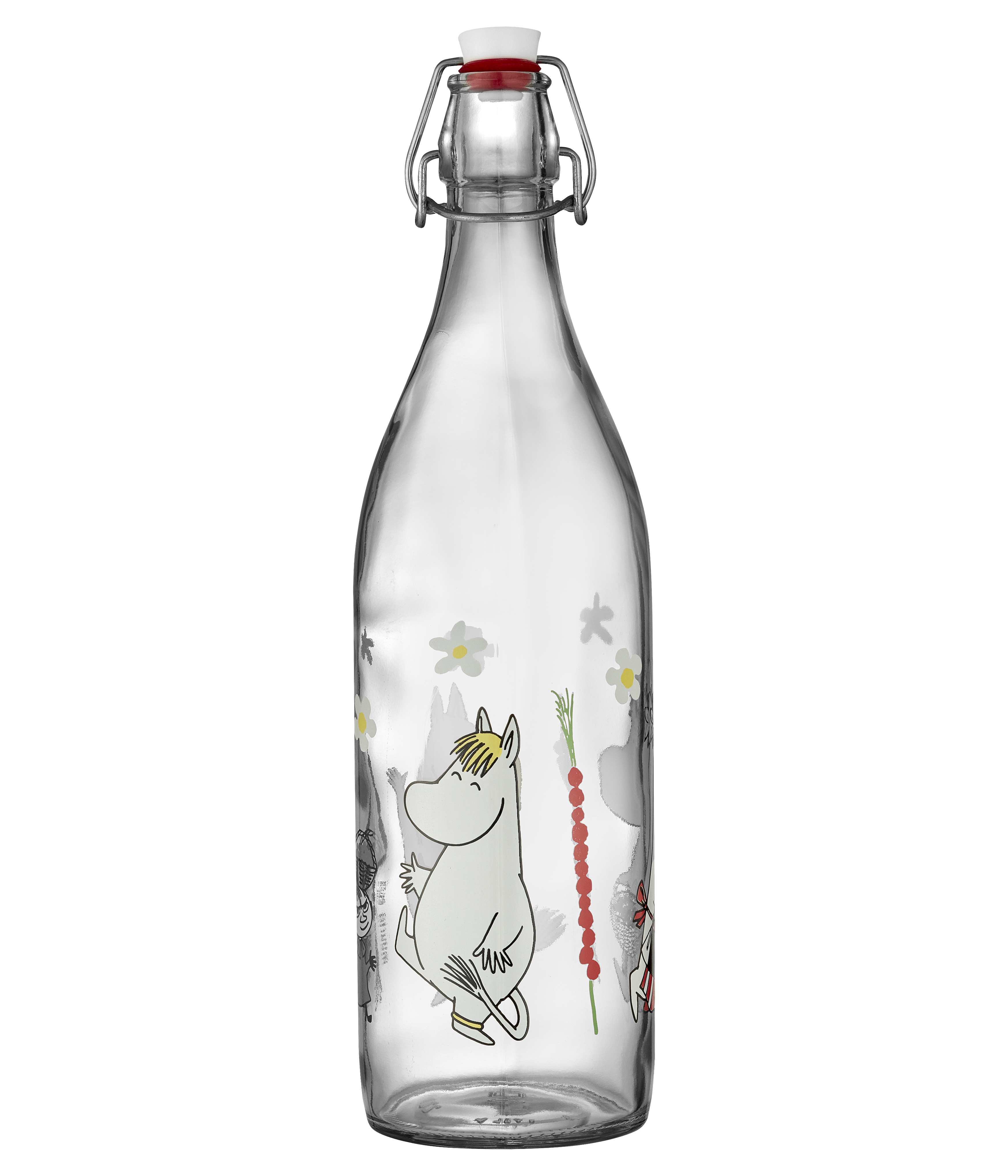 Moomin glasflaske Wild Strawberries 1 L