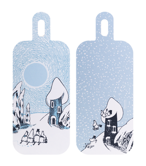 Mumitroldene skærebræt 13 x 33 cm - Snowy Valley