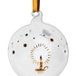 Moomin Christmas bauble - Sparkling Stars 7 cm, set of 3