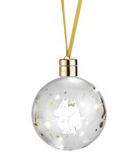 Mumitroldene dekorationskugle med LED lys Sparkling Stars
