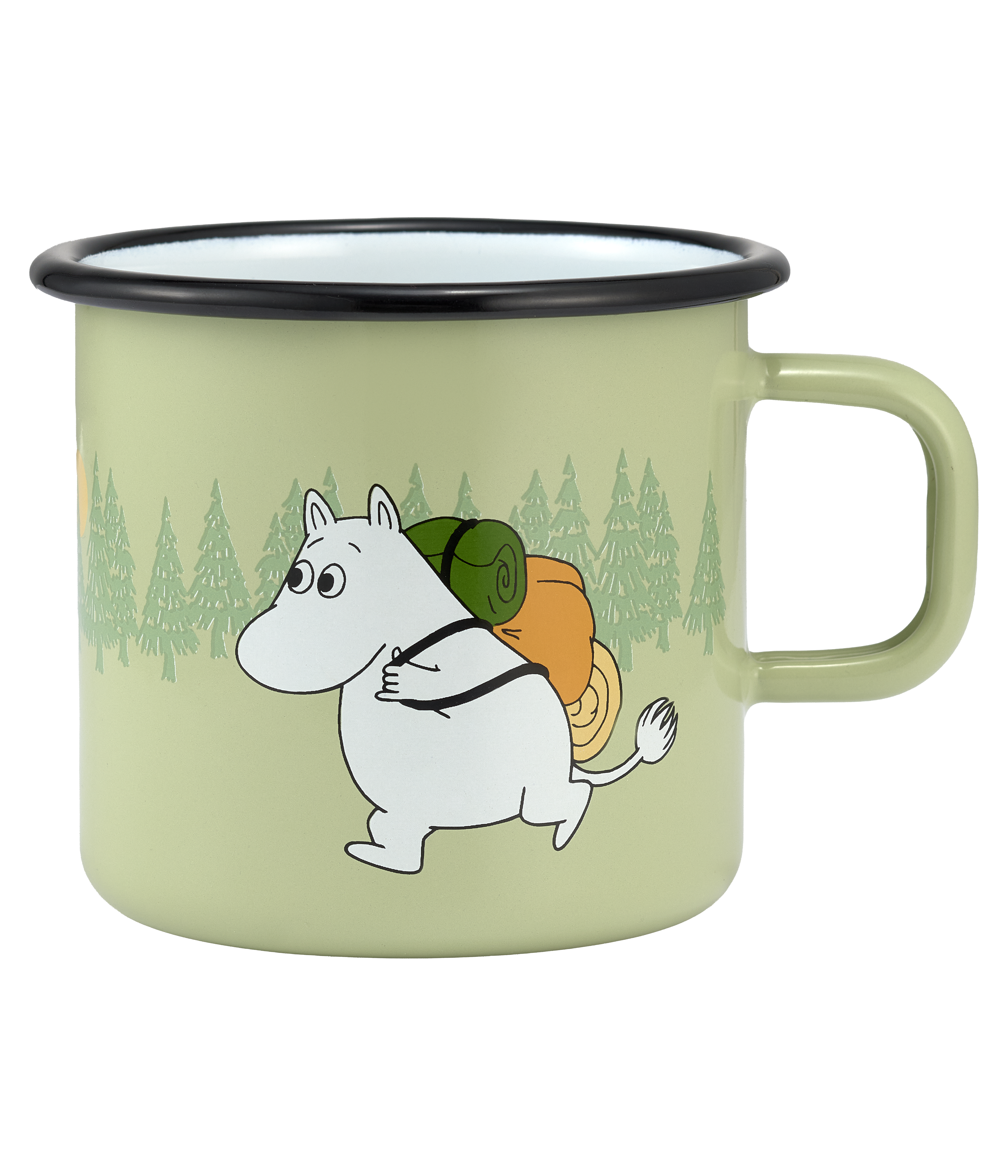 Moomin emaljekrus Campers 5,5 dl