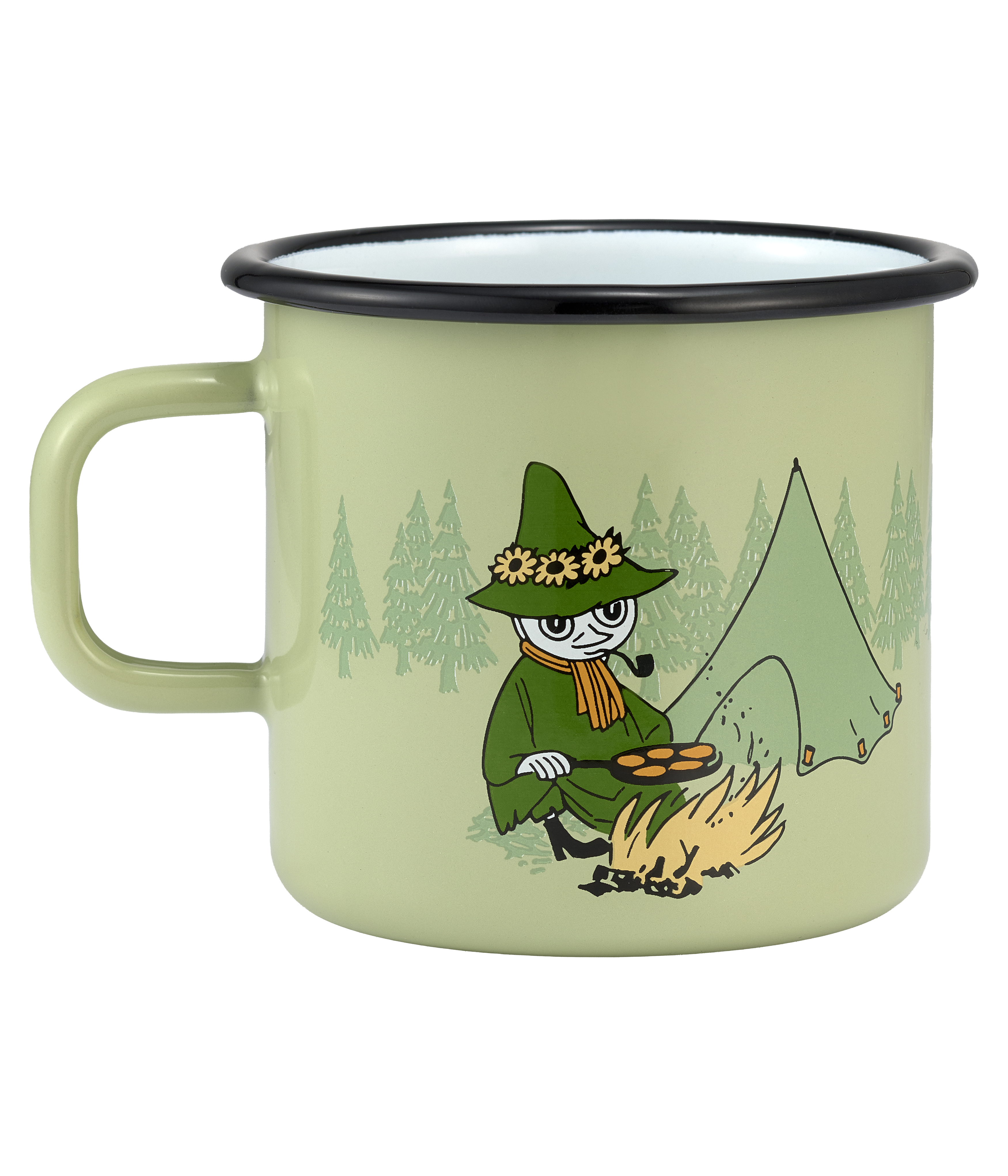 Moomin emaljekrus Campers 5,5 dl