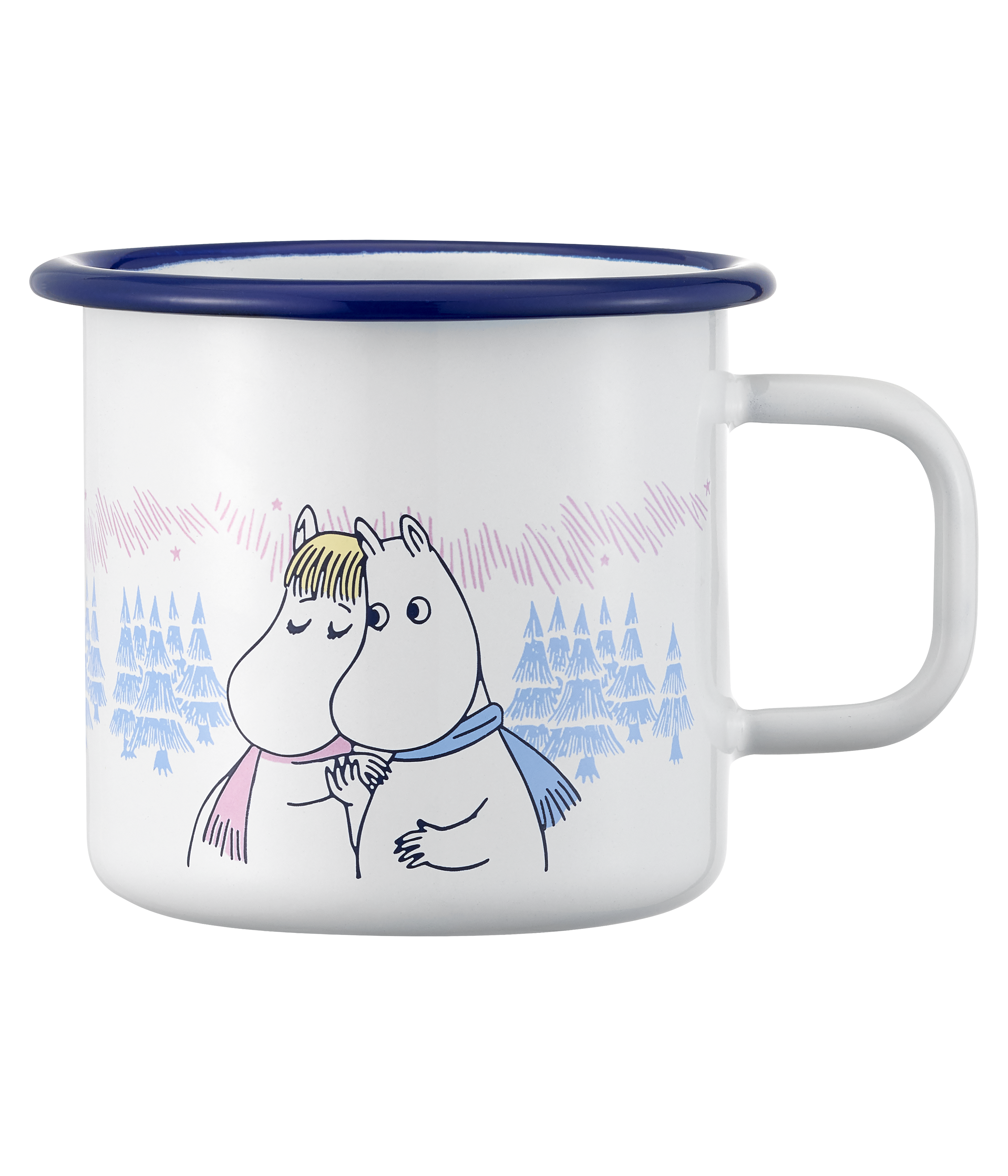 Moomin emaljekrus Frosty Day 3,7 dl