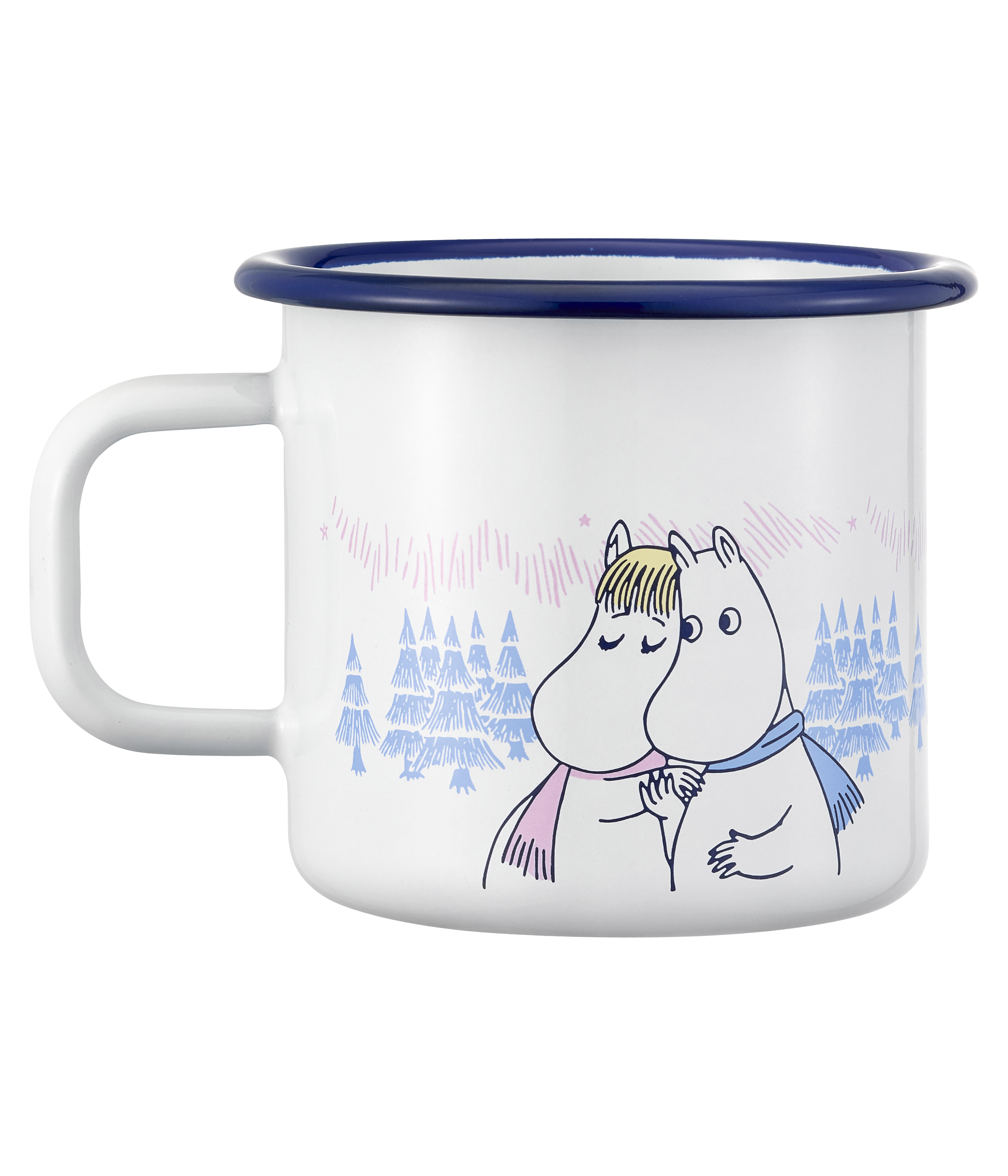 Moomin emaljekrus Frosty Day 3,7 dl