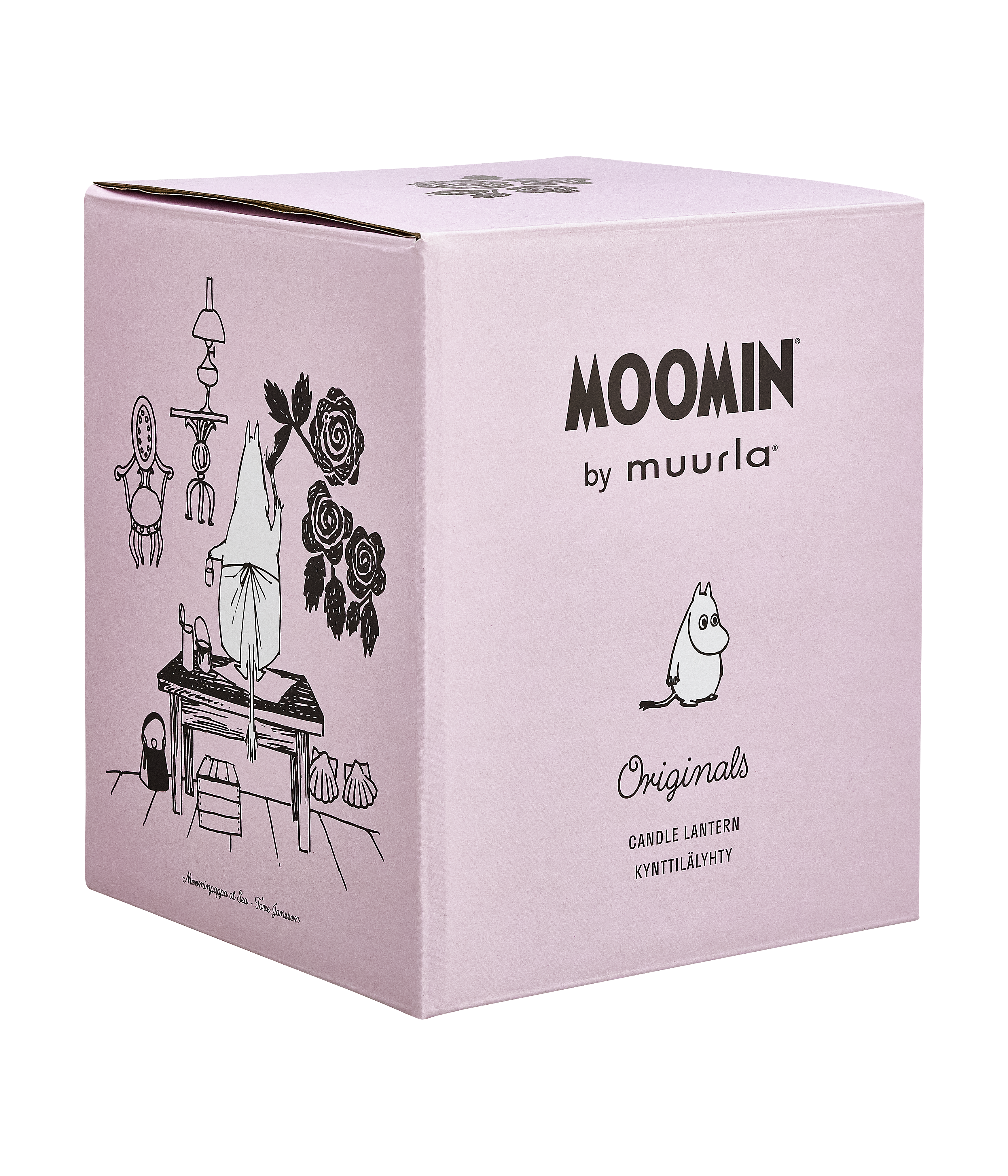 Moomin vase/lanterne - Roses