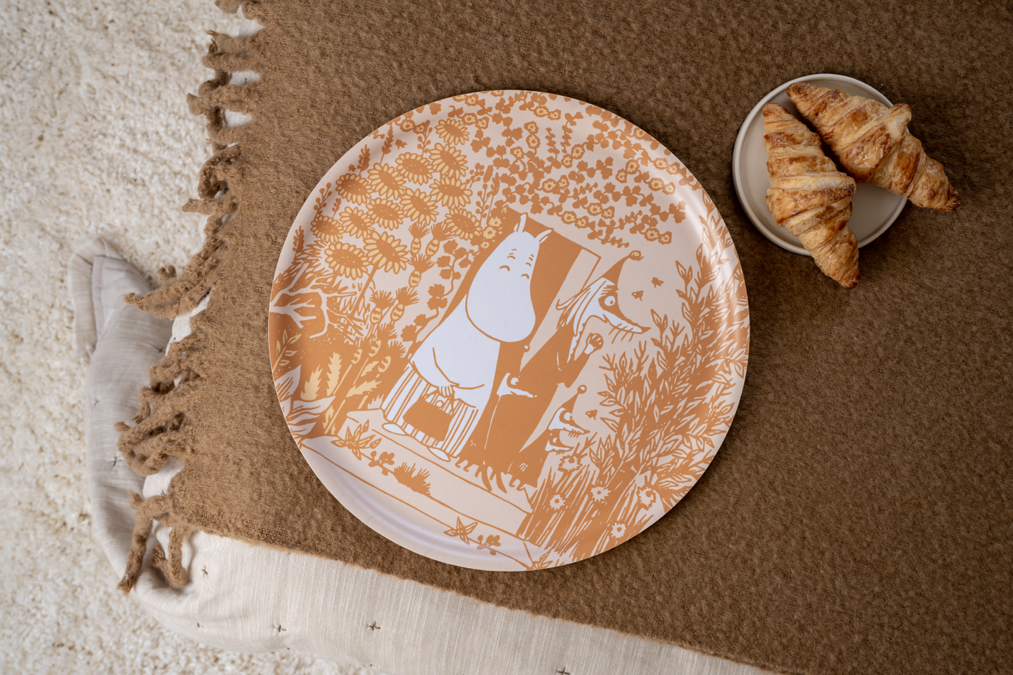 The Moomins Tray Ø40 cm - Wild Garden