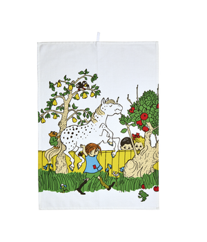 Pippi Langstrømpe køkkenhåndklæde 50 x 70 cm - Hjemvejen